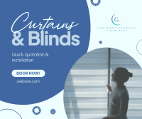 Curtains & Blinds Installation Facebook post Image Preview