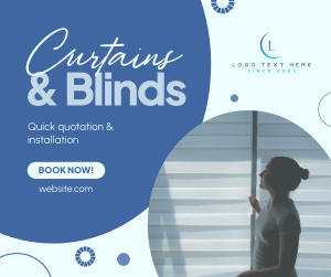 Curtains & Blinds Installation Facebook post Image Preview