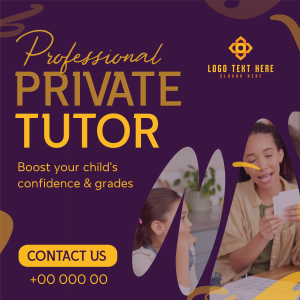 Private Tutor Instagram post Image Preview