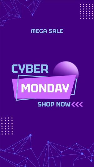 Tech Cyber Monday Sale Facebook story Image Preview