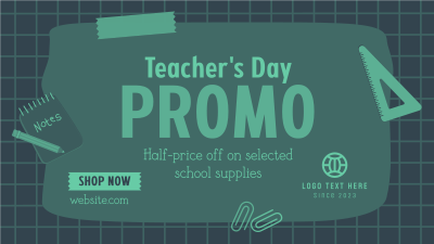 Teacher's Day Deals Facebook event cover Image Preview