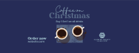 Christmas Coffee Sale Facebook cover Image Preview