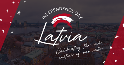 Latvia Independence Day Facebook ad Image Preview