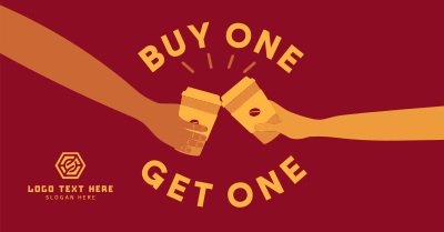 Buy One Get One Coffee Facebook ad Image Preview