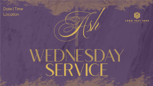 Ash Wednesday Simple Reminder YouTube Video Image Preview