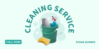 House Cleaning Service Twitter Post Design
