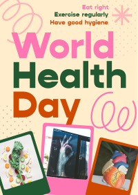 Retro World Health Day Flyer Image Preview