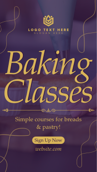 Baking Classes TikTok video Image Preview