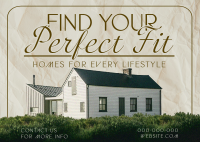 Rustic Real Estate Postcard Preview