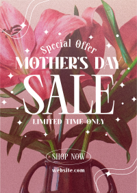 Sale Mother's Day Flowers  Flyer Image Preview