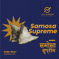 Supreme Samosa Instagram post Image Preview