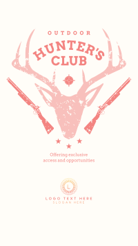 Join The Hunter's Club Instagram Story Design