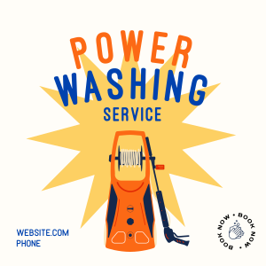 Power Washing Service Instagram post Image Preview