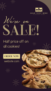 Baked Cookie Sale Instagram Story Design