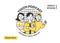 Youth Podcast Postcard Image Preview