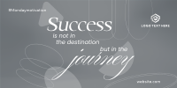 Success Motivation Quote Twitter Post Design