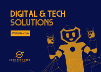 Digital & Tech Solutions Postcard Image Preview