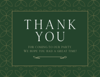 Elegant Patterns Thank You Card Image Preview