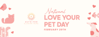 National Love Your Pet Day Facebook Cover Image Preview