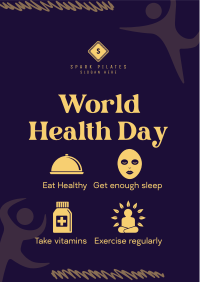 Health Day Tips Flyer Image Preview