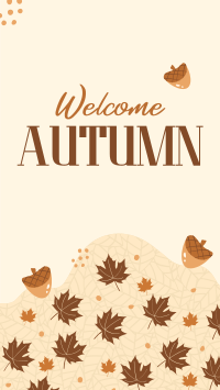Autumn Season Greeting Instagram Reel Design