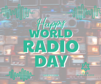 Celebrate World Radio Day Facebook Post Design