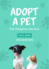 Pet Adoption Service Poster Image Preview