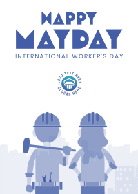 May Day Workers Event Poster Design