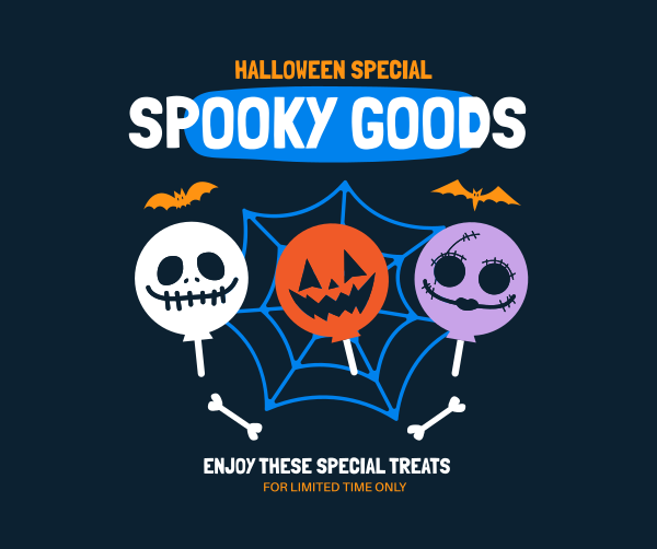 Spooky Treats Facebook Post Design Image Preview