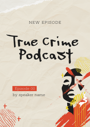 True Crime Podcast Poster Image Preview