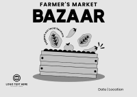 Farmers Market Postcard Design