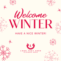 Welcome Winter Instagram Post Image Preview