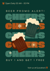 Quirky Beer Sale Poster Image Preview