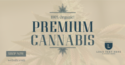 High Quality Cannabis Facebook ad Image Preview