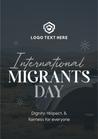 International Migrants Day Flyer Design
