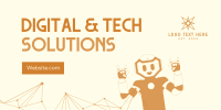 Digital & Tech Solutions Twitter Post Design