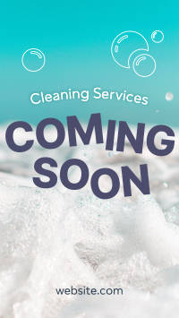 Bubbles Coming Soon Instagram Reel Design