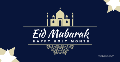 Eid Mubarak Mosque Facebook ad Image Preview