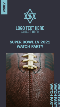 Super Bowl Party Instagram story Image Preview