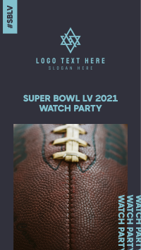 Super Bowl Party Instagram story Image Preview