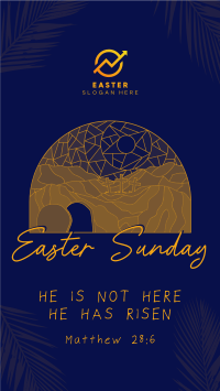 Modern Easter Sunday Instagram Reel Image Preview