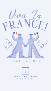 Wave Your Flag this Bastille Day TikTok video Image Preview