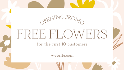 Free Flowers For You! Facebook event cover Image Preview