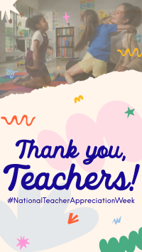 Teacher Week Greeting YouTube short Image Preview