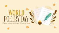 Poetry Creation Day Animation Image Preview