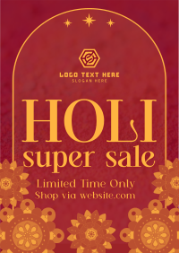 Holi Sale Patterns Flyer Image Preview