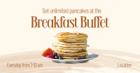 Minimalist Pancake  Facebook Ad Design