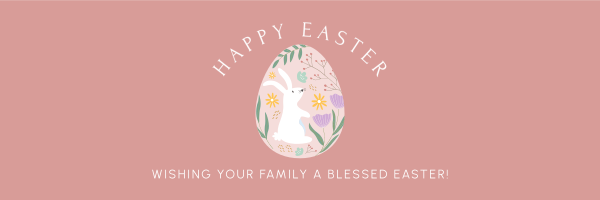 Decorative Easter Egg Twitter Header Design Image Preview