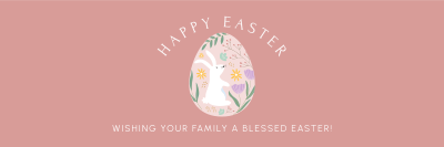 Decorative Easter Egg Twitter header (cover)