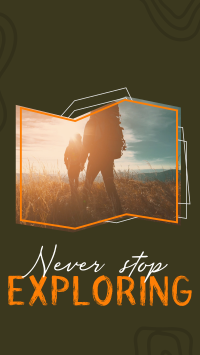 Never Stop Exploring Video Image Preview